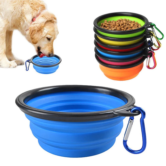 Portable Folding Silicone Dog Bow
