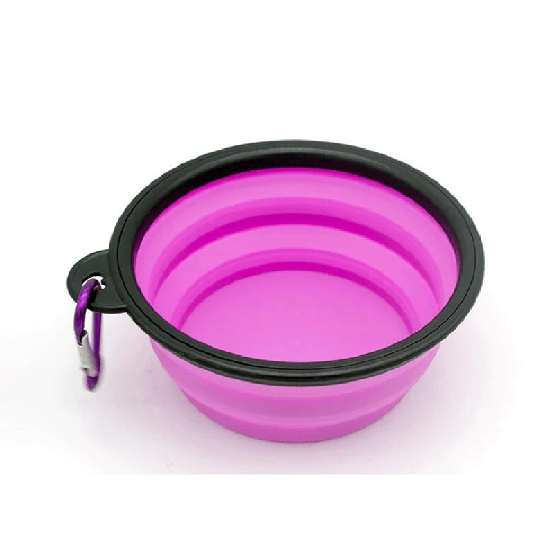 Portable Folding Silicone Dog Bow