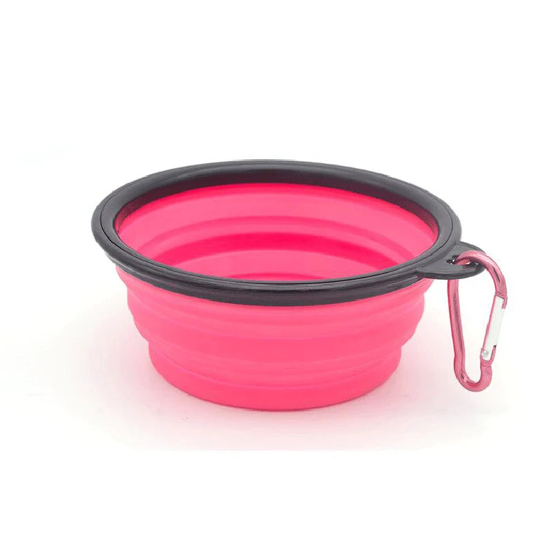Portable Folding Silicone Dog Bow