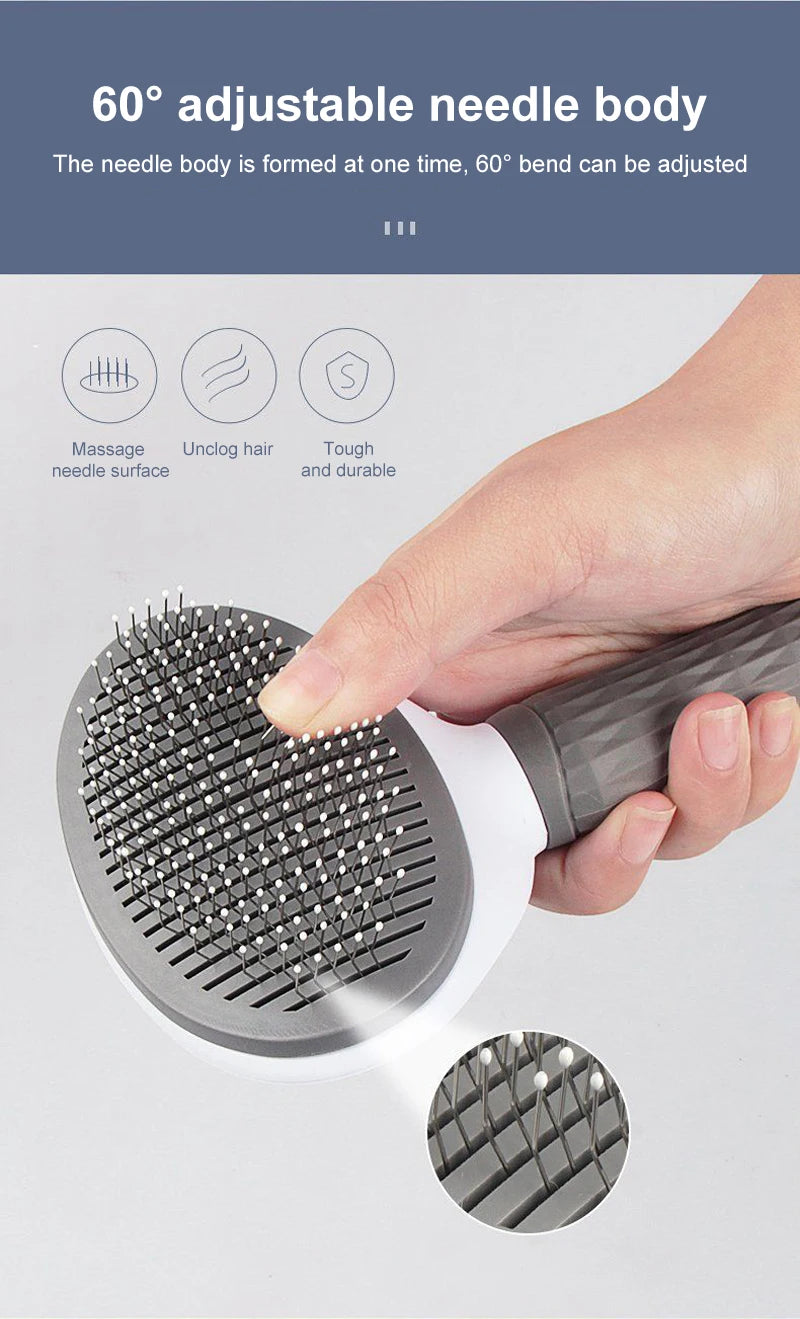 Self Cleaning Pet Grooming Brush