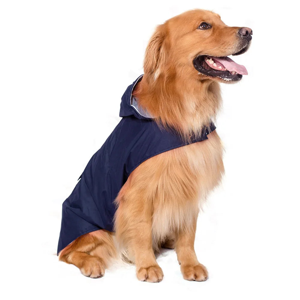 Stay Dry and Stylish: Waterproof Dog Raincoat for All Breeds!