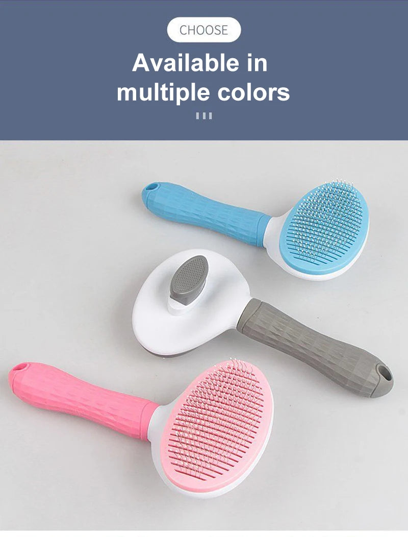 Self Cleaning Pet Grooming Brush