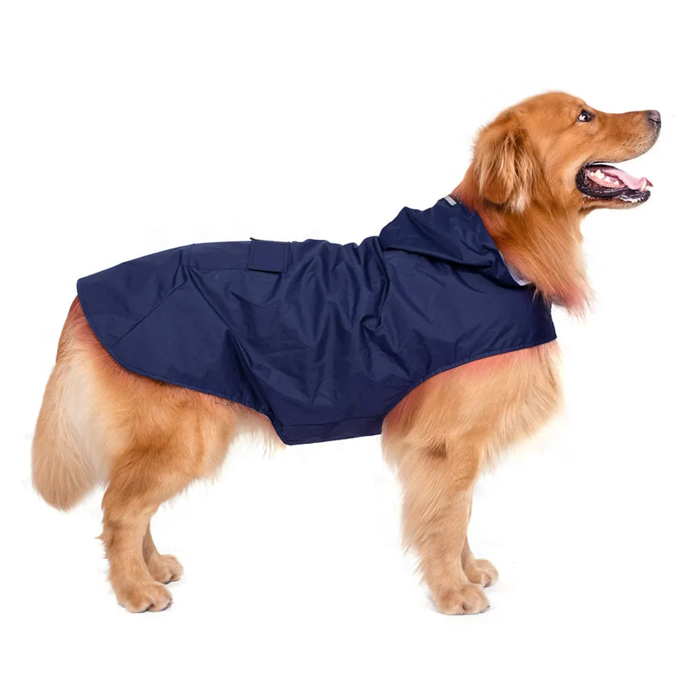 Stay Dry and Stylish: Waterproof Dog Raincoat for All Breeds!