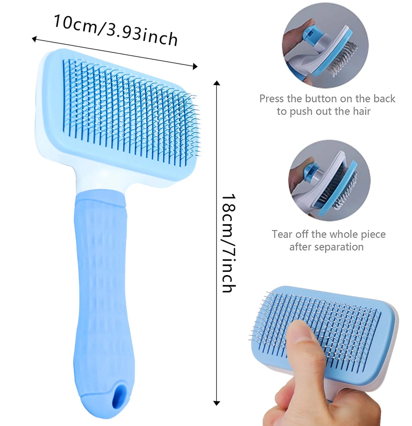Self Cleaning Pet Grooming Brush