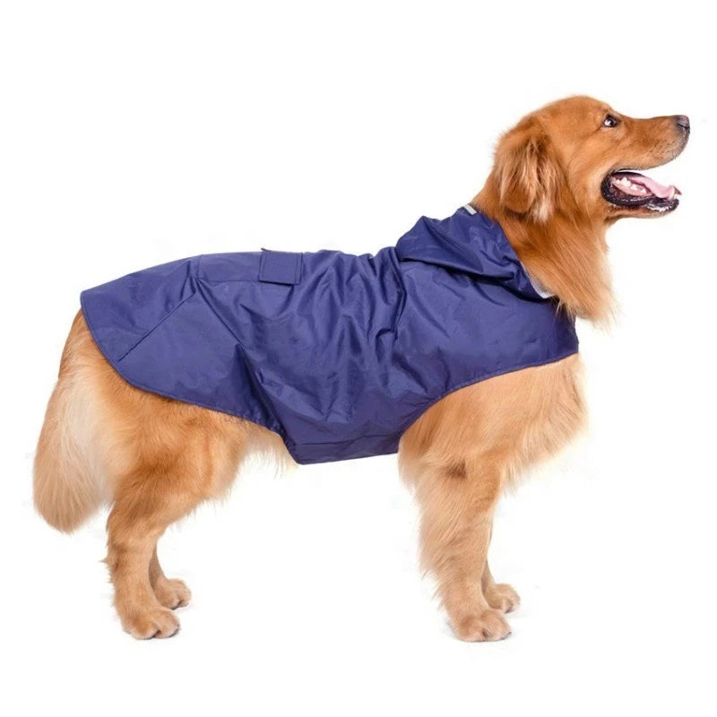 Stay Dry and Stylish: Waterproof Dog Raincoat for All Breeds!