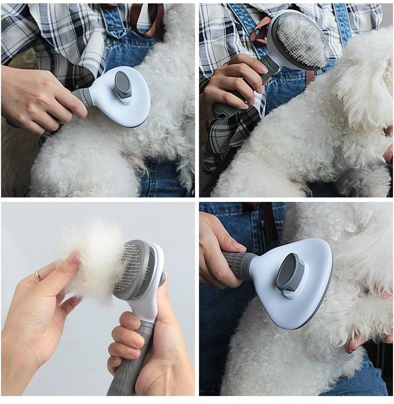 Self Cleaning Pet Grooming Brush