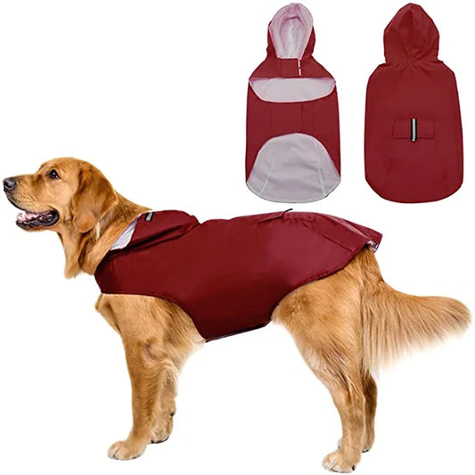 Stay Dry and Stylish: Waterproof Dog Raincoat for All Breeds!