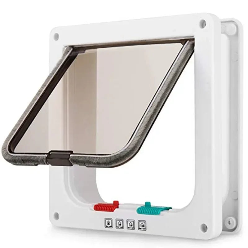 Pet Door 4-Way lock Cats & Small Dogs.