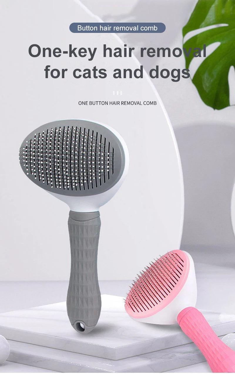 Self Cleaning Pet Grooming Brush