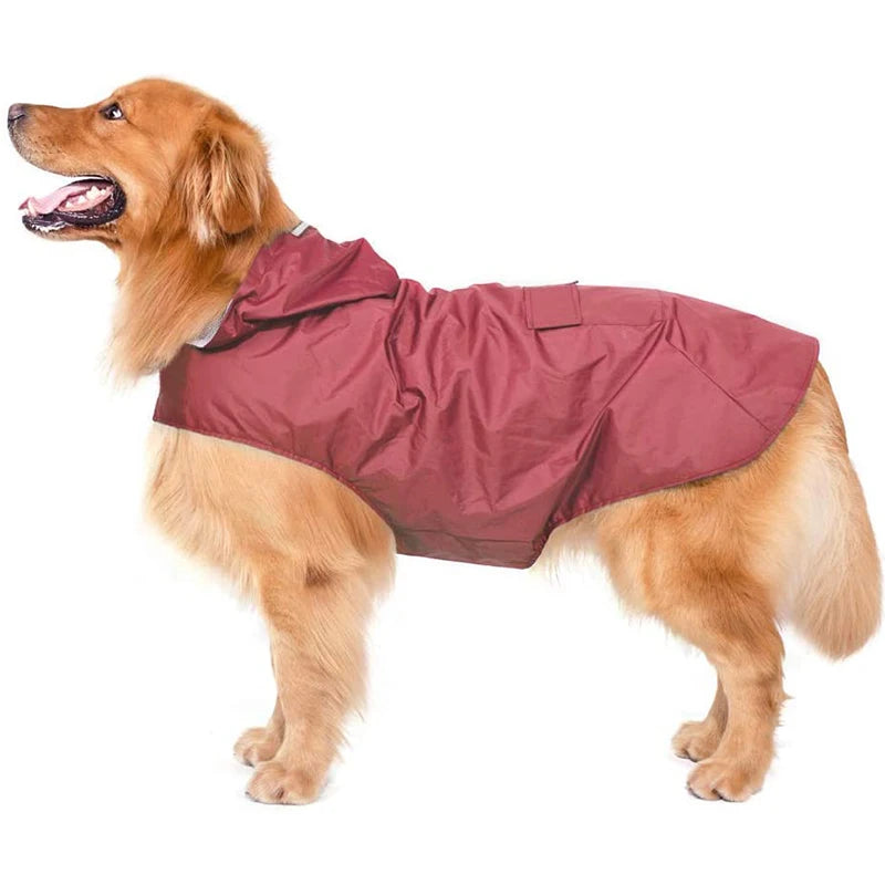 Stay Dry and Stylish: Waterproof Dog Raincoat for All Breeds!
