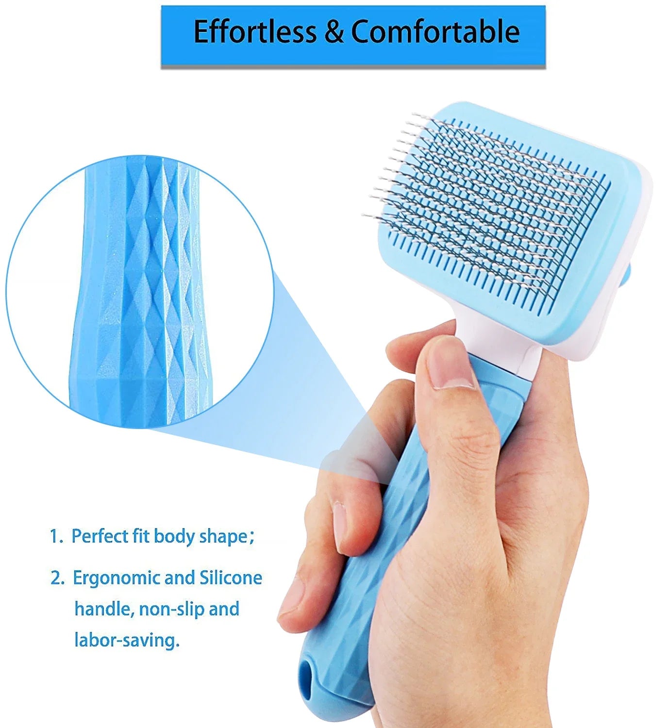 Self Cleaning Pet Grooming Brush