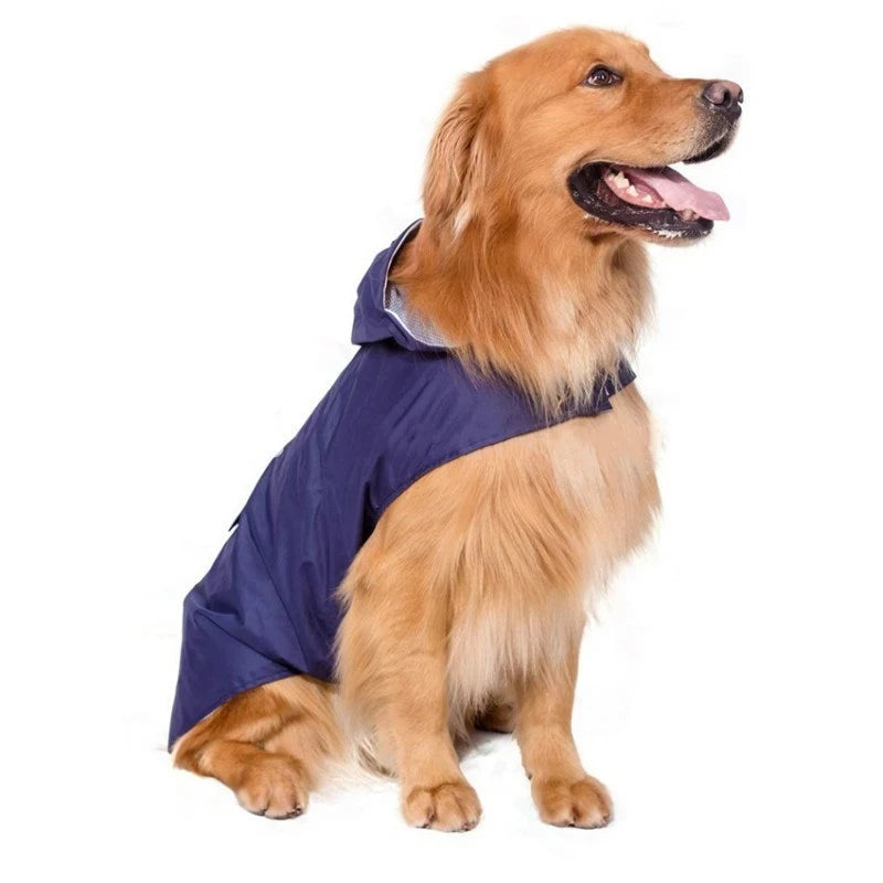 Stay Dry and Stylish: Waterproof Dog Raincoat for All Breeds!