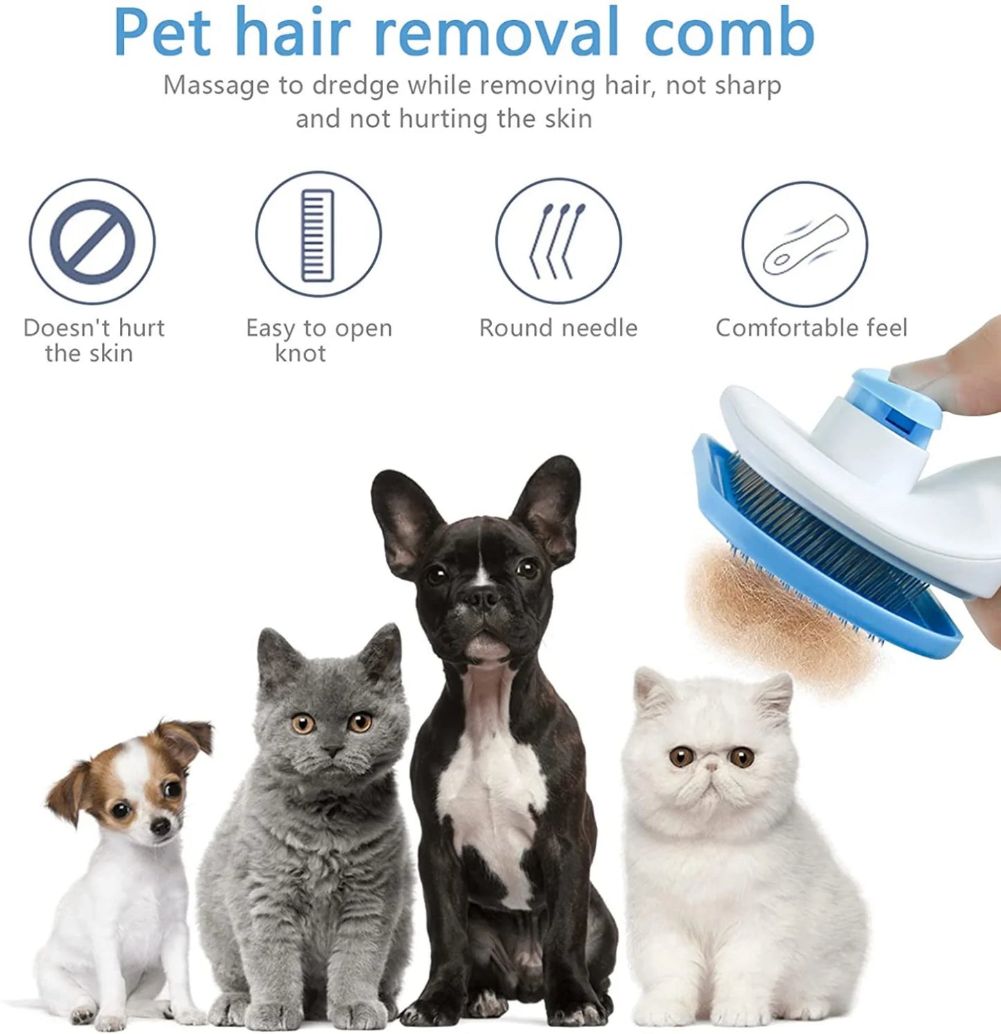 Self Cleaning Pet Grooming Brush