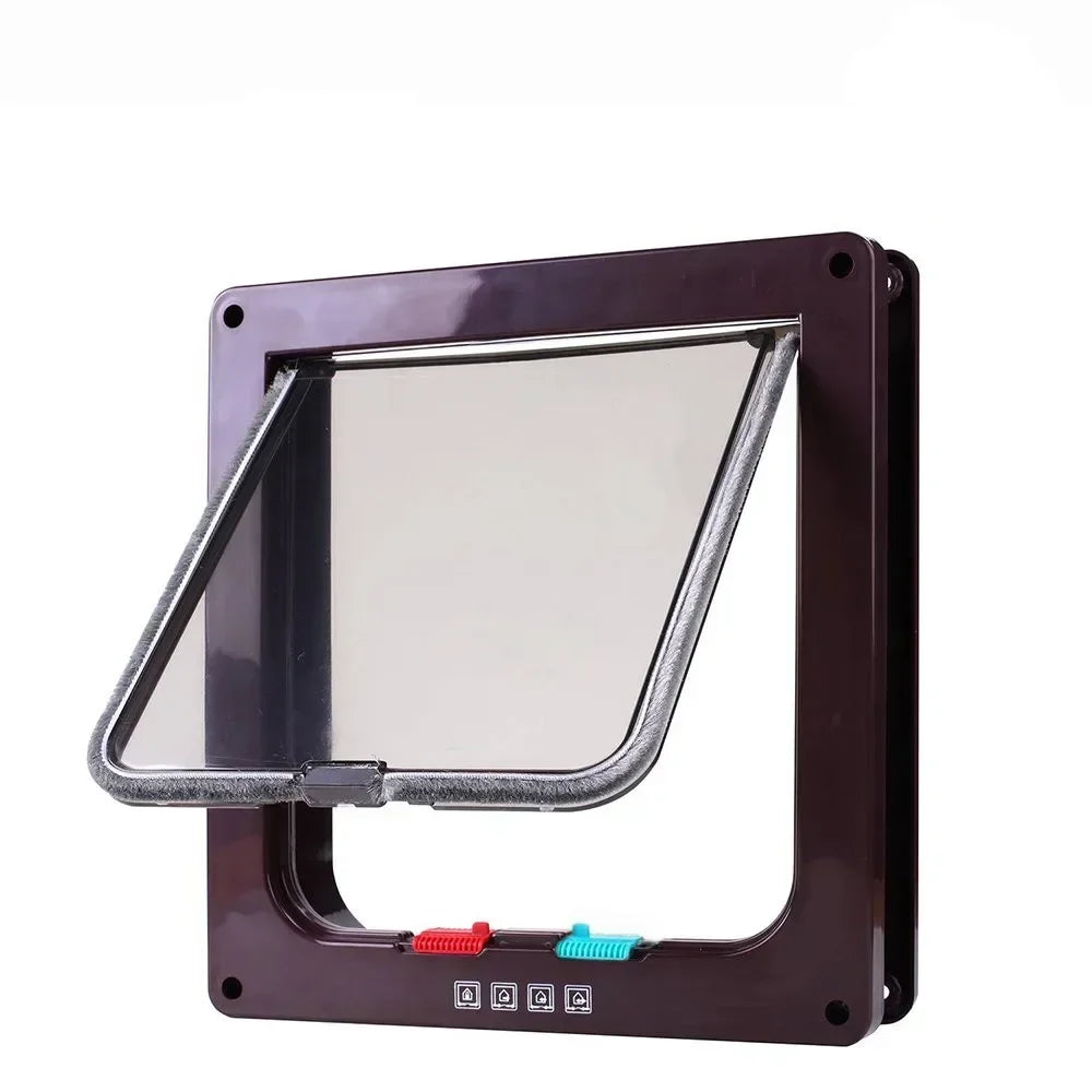 Pet Door 4-Way lock Cats & Small Dogs.