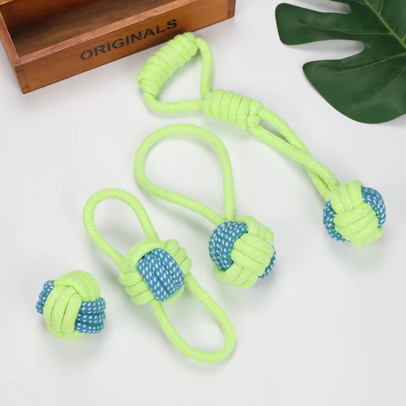Interactive Rope Dog Toys – Durable Chew & Dental Play Toys