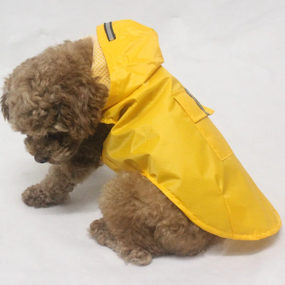 Stay Dry and Stylish: Waterproof Dog Raincoat for All Breeds!