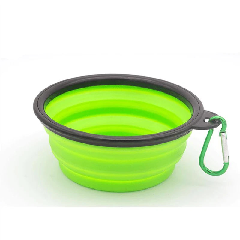 Portable Folding Silicone Dog Bow