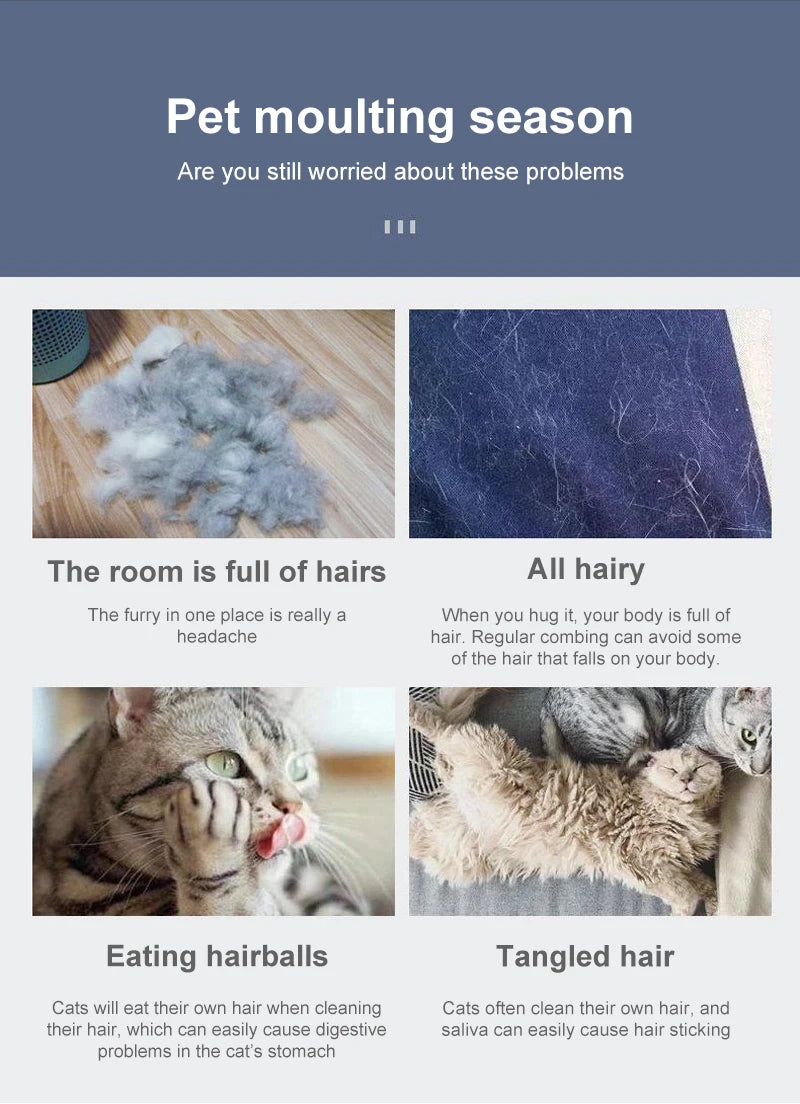 Self Cleaning Pet Grooming Brush