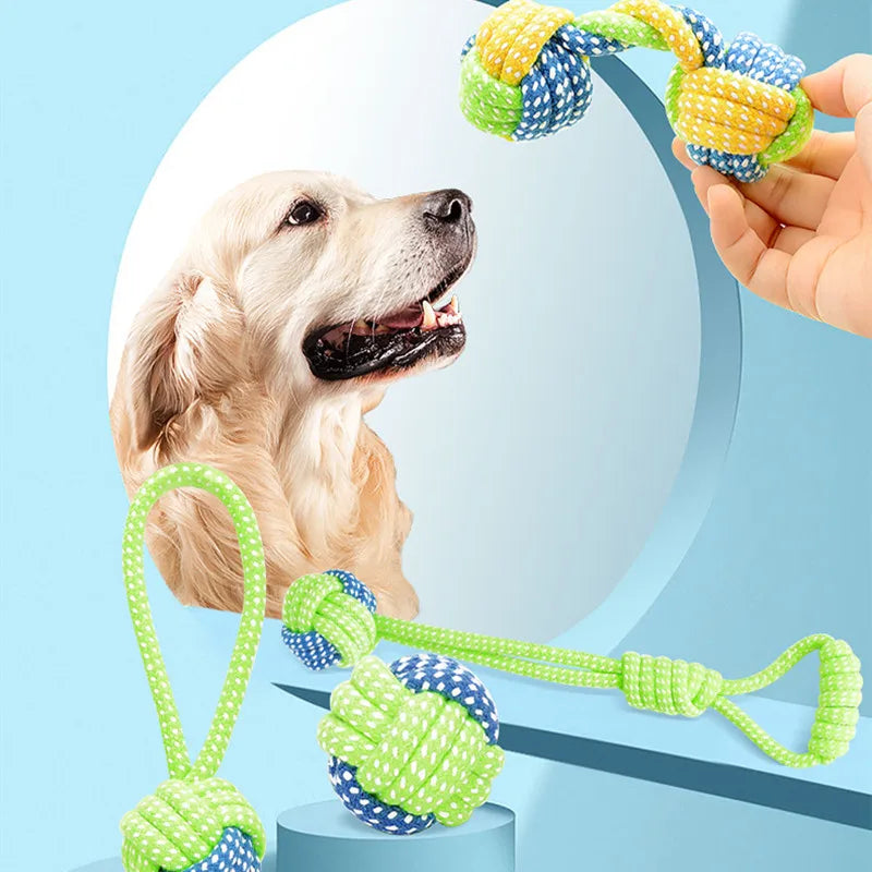 Interactive Rope Dog Toys – Durable Chew & Dental Play Toys