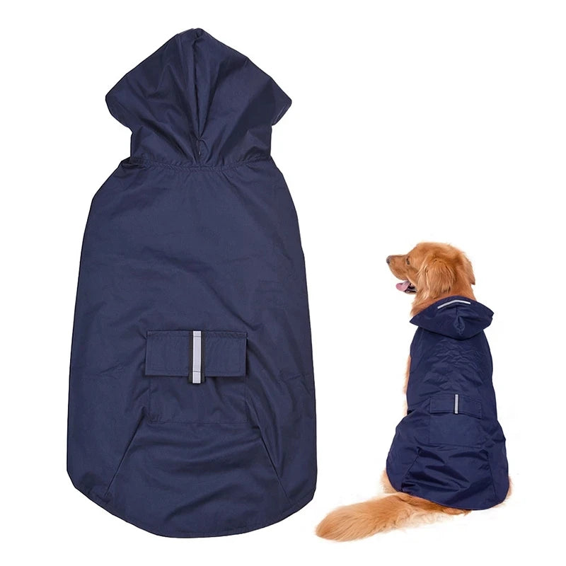 Stay Dry and Stylish: Waterproof Dog Raincoat for All Breeds!