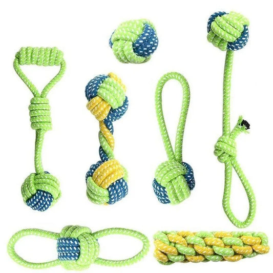 Interactive Rope Dog Toys – Durable Chew & Dental Play Toys